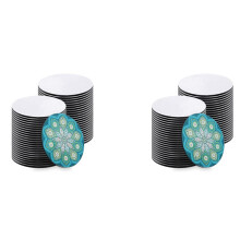 70 Piezas Soporte de Vasos Redondos de Sublimación En Posavasos de Sublimación En Posavasos de Transferencia de Calor Por Sublimación