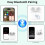 Replacement charging case compatible with  for AirPods (4th generation); wireless and USB-C charging and features a Bluetooth 4
