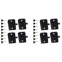 Interruptor de Puerta de Gabinete de 12 Piezas, Cajones de Interruptor de Lámpara de Gabinete Que Se Abren En la Puerta Cerrada Aplicable Una 12V 24V