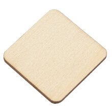 100 Quadratische Dekorative Holzscheiben