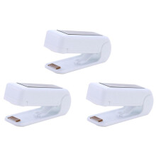 3X Scellant Sac de Rangement En Plastique pour Emballage Machine à Cacheter Autocollant Pratique et Joints Blanc