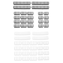 48 StüCke / Lot PC Kabel Kamm Motherboard 24 Pin 8 Pin 6 Pin Kabel Kamm für Computer ÄRmel Bis zu 3,4 mm Weiß