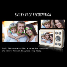 2X Digitale Camera, Draagbare Camera's 16 Miljoen HD Pixel Compacte Digitale Camera voor Thuis voor Kinderen, Tieners, Senioren, Gouden