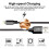 Compatible with iPhone chargers, 5-pack, 3/3/6/6/10 ft, USB Lightning data cables, nylon braided fast charging cables 3