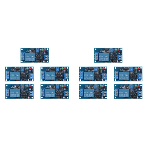 10X 12V  Vertraging Relais Vertraging Inschakelen/Vertraging Uitschakelen Schakelmodule met Timer