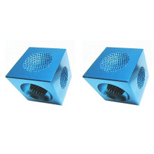 2X Square Billiards Pool Cue Tip Tool Shaper Repairer Tool Muti-Functional Club Tip Sharpener Snooker Accessories