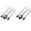 2X 5A DC5-24V  USB PIR Infrared Motion Sensor Detector Automatic  for LED Light Strip (Black) 1