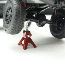 2X 1/24 Rc Simulation Model Car Metal Jack for 1/24 RC Crawler Miniz- 4X4 Axial SCX24 FMS Upgrade