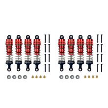 8x für Mn86K Mn86Ks Mn86 Mn86S Mn G500 1/12 Rc Auto Upgrade Teile Metall StoßDäMpfer DäMpfer Zubehör, Rot