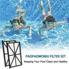 10 Pack RCX70101PAK2 Replacement Robotic Pool Cleaner Filter Cartridges for TigerShark, SharkVac, Aqua Vac