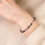Copper Anklet for Women Heart Design Adjustable Boho Foot 5