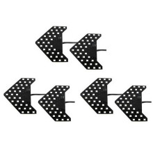 6Pcs Amber Yellow 33-SMD Sequential LED Arrows for Car Side Mirror Turn Signal Lights