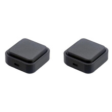 2X Großtastentastatur, Benutzerdefinierte, Programmierbare Makrotastatur über USB mit Einer Taste, Tastenkombination zum Kopieren und Einfügen,