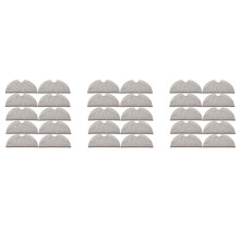 30Pcs Full Coverage Mopping Cloths Compatible with S5 S50 S51 S55 S6 S6 MAXV S5 MAX Vacuum Cleaner