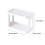 White ABS Desktop Storage Rack with Perforated Tray 4