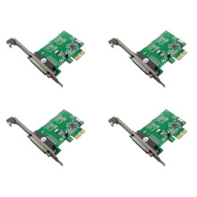 4X ST38 PCIe X1 CH382L DB-25 Pin Industrial for LTP Print Terminal Multi-Function Convenient Expansion Card