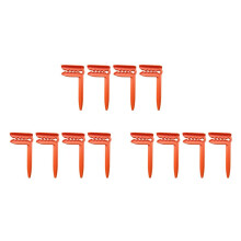 12PCS Beach Towel Clip Camping Mat Clip Outdoor Clothes Pegs for Sheet Holder Towel Clips Clamp Orange