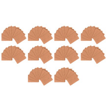 1000Pcs Blank Earrings Ear Studs Tags  Paper Display Card Hanging Jewelry Brown