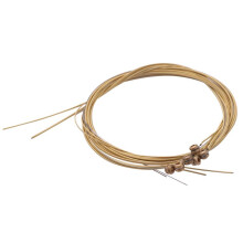 15 Sets Guitar Strings Replacement Steel String for Acoustic Guitar (5 Brass Set, 5 Copper Set and 5 Multicolor Set)