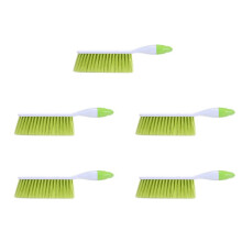 5X Bettlaken Schmutz Reinigungs BüRste Weiche Borsten Kleidung Schreibtisch Sofa Staubtuch Kleine Partikel Haar Entferner (GrüN)