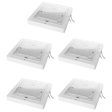 5X 9W 12V Auto Wohnwagen Rv LED Innen Dach Decke Innen Leuchte Licht Kuppel Warmes Licht