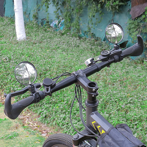 Electric Scooter Mirror Adjustable Clip-On 2 Pcs