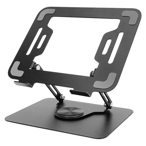 New 360 Degree Rotating Foldable Laptop Tablet Book Holder Angle-Adjustable Height-Adjustable Folding Reading Stand A