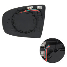 3X Right Side Rear View Mirror Side Mirror Glass Heated + Adjustment for X5 E70 2007-2013 X6 E71 E72 2008-2014