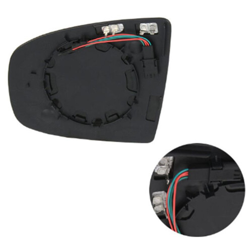 3X Right Side Rear View Mirror Side Mirror Glass Heated + Adjustment for  X5 E70 2007-2013 X6 E71 E72 2008-2014