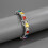 Tennis Bracelet Silver Adjustable Stackable Chain with 7