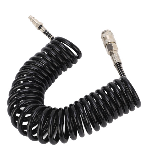 Air Hose for Air Compressor - Durable Coil Hose, 1/4 Inch 2