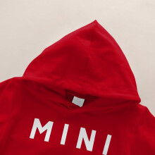 Kids Hoodie and Jogger Set Cotton Girls 6-24M Bright Red