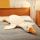 Goose Stuffed Animal Pillow White Soft Hugging Plush 4