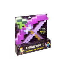 Jogos de Minecraft rosa espada de diamante picareta enxada flecha pá brinquedos de plástico crianças