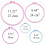 Unbranded plastic embroidery hoop cross stitch circle set 2
