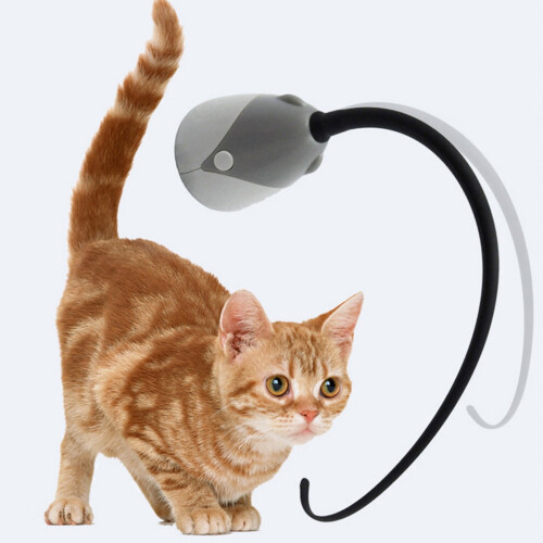 Silicone Cat Wand Toy Rechargeable Interactive Teaser 2