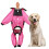 (Red, S) Waterproof Dog Raincoat Reflective Windproof Small Medium Puppy Red XS 2