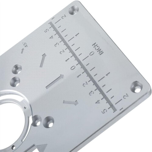 Router Table Insert Plate for Woodworking Benches with 4 1