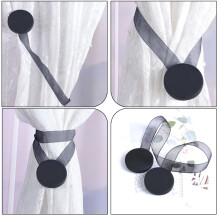 Magnetic Curtain Tie Adjustable No-Drill Decorative Strap