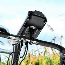 Waterproof Bike Phone Case Universal Motorcycle Handlebar Phone Holder Stand Motorbike Scooter Cell Phone Mount Bracket