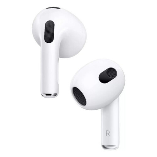 Replacement wireless charging case compatible with AirPods (3rd generation), supporting wired charging; features a built-in battery and 2