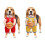 (Red, M) Costume da giocatore di basket per cani con palla per cani e gatti 2