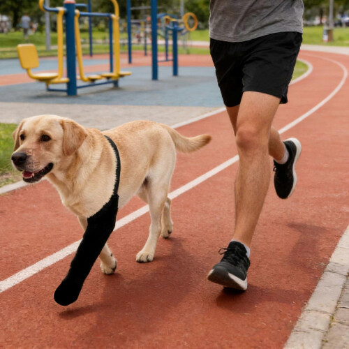 (XXXXL) Strong Support Dog Knee Brace for Front Left and Back Leg 2