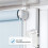 8PCS Clamp Support Bracket PVC Clamp Holder for Klemmfix Roller Blind, Double Roller Blind Replacement Part Accessories 5