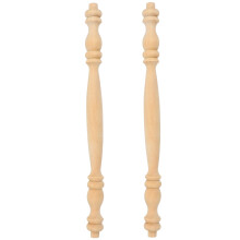Wood Balusters for Staircase 2 pcs Unfinished