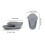 Silicone Oven Mitts Heat Resistant with Clips 1 Pair 3