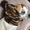 (S) Dog Fleece Winter Warm Hat with Ear Protection Solid Color Drawstring 3