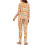 Women's Pumpkin Bone Print 2-Piece Sleepwear Set L 5