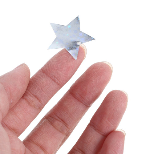 Star Stickers Bulk Multi-Colored Children's Rolls 1 Inch 2