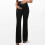 Women's maternity pants over belly black M 4